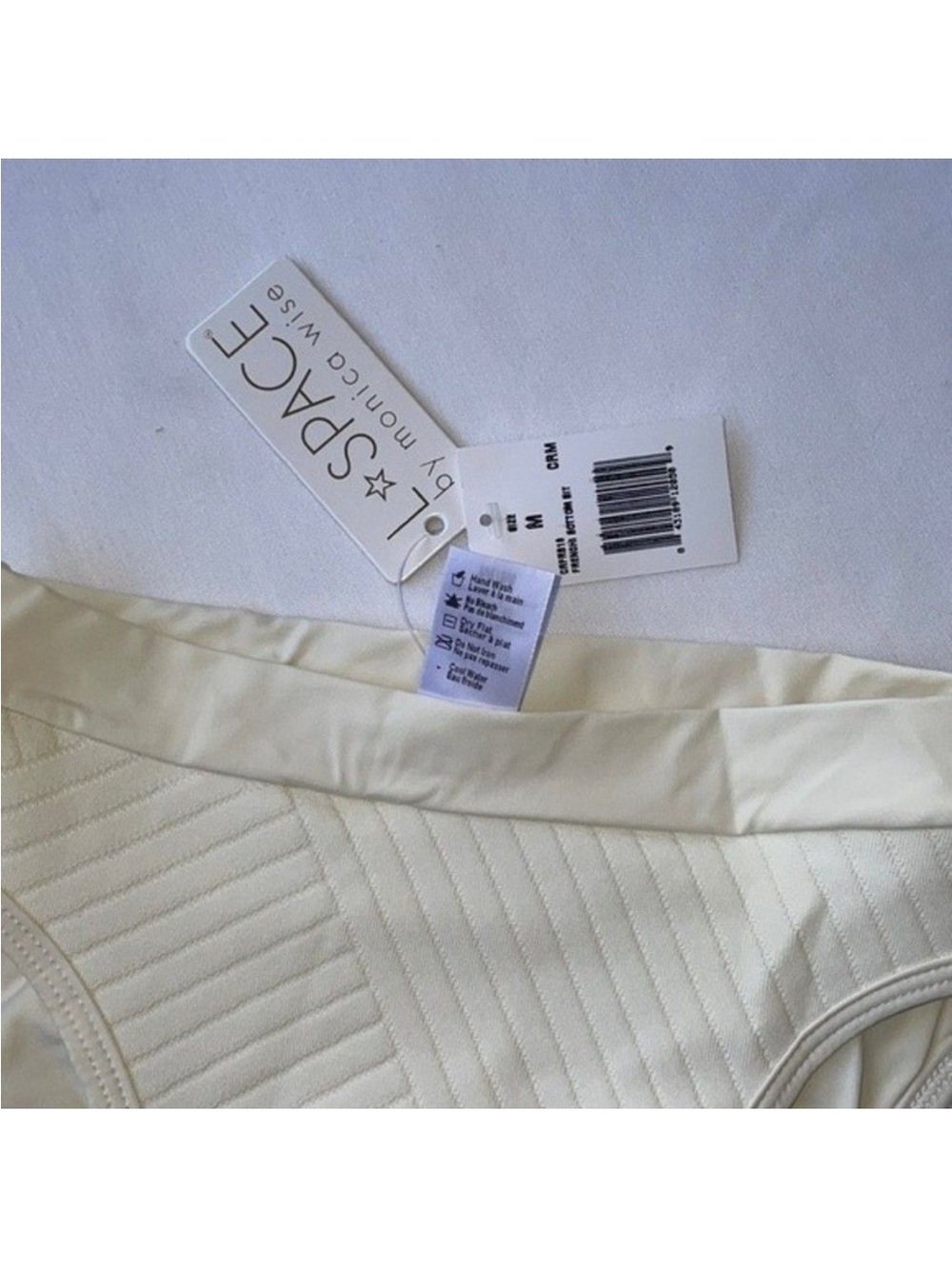 L*space Frenchi Bikini Bottom in Cream Women Size Medium - Picture 7 of 9